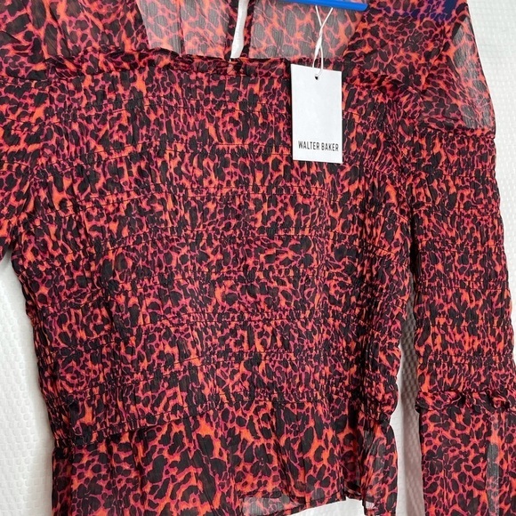 WALTER BAKER Serena Top City Lights red leopard - Picture 6 of 12